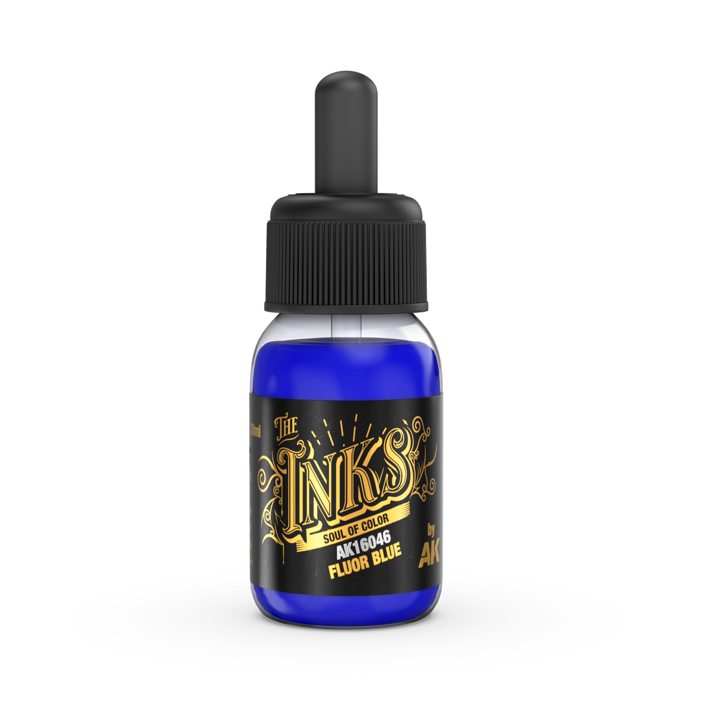 AK Interactive The INKS Fluor Blue