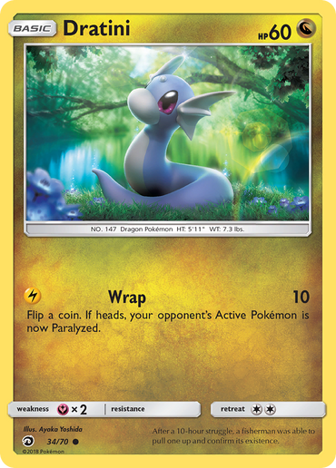 Dratini (34/70) [Sun & Moon: Dragon Majesty]