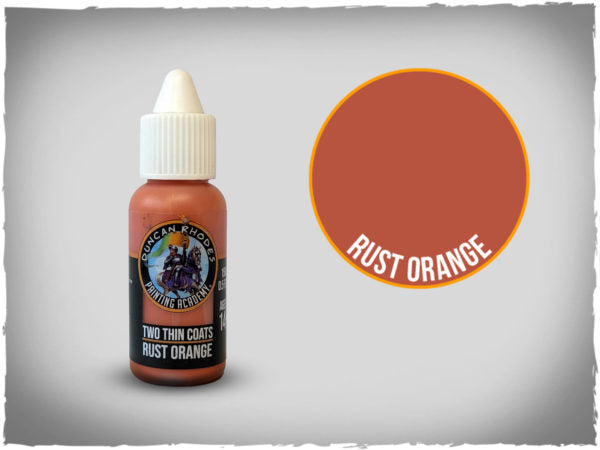 Two Thin Coats: Rust Orange