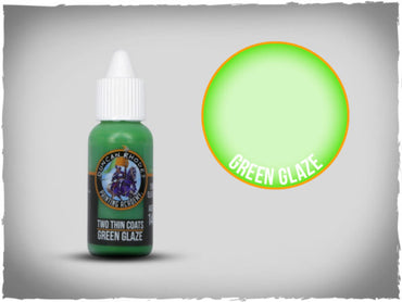 Two Thin Coats Wash –   Green Glaze