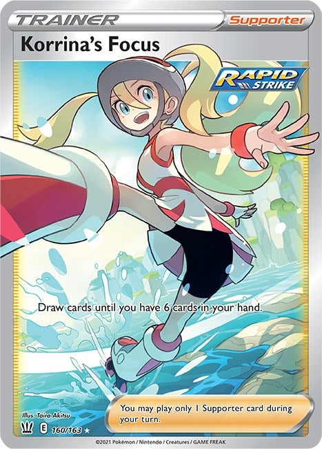 Korrina's Focus (Full Art) (160/163) (SWSH05)