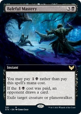 Baleful Mastery (Extended Art) (301) (STX)