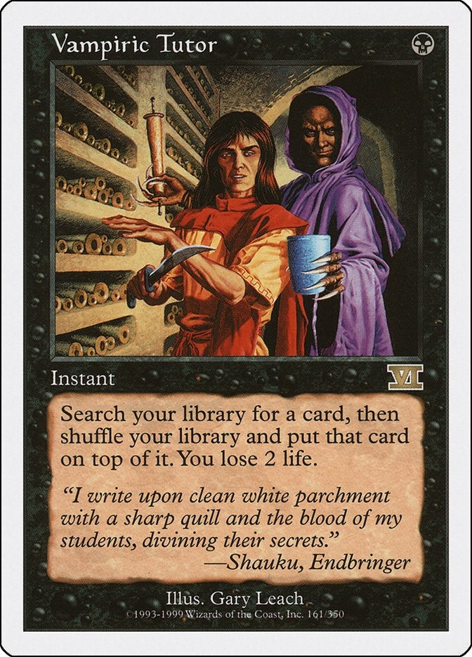 Vampiric Tutor (161) (6ED)