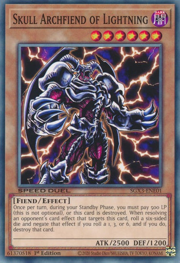 Skull Archfiend of Lightning [SGX3-ENE01] Common