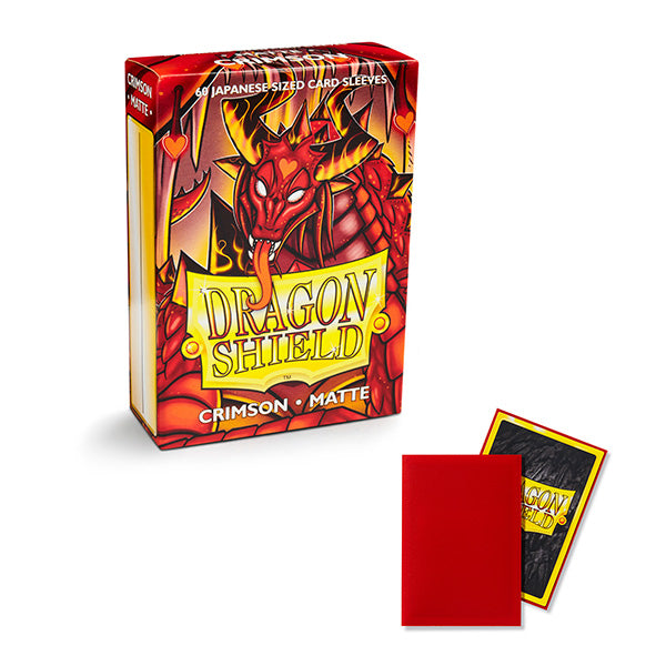 Dragon Shield Sleeves Crimson Japanese Sized