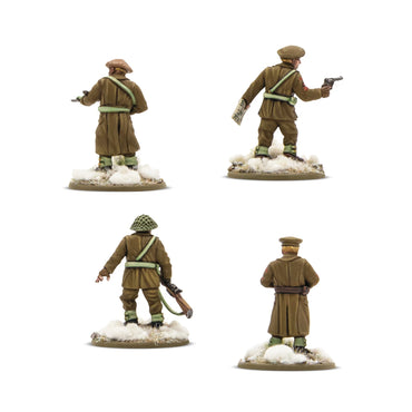 Bolt Action British & Canadian Infantry (Winter) Platoon Commanders