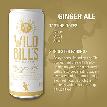 Wild Bill's Ginger Ale Soda