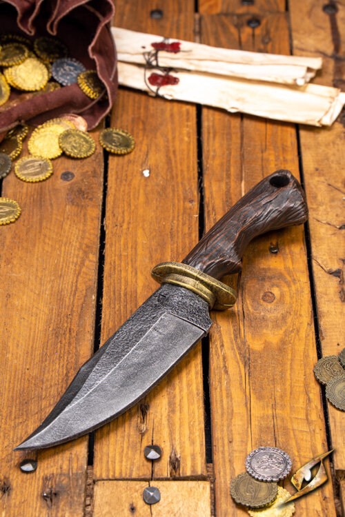 Ranger Knife With Core - Brown/Gold