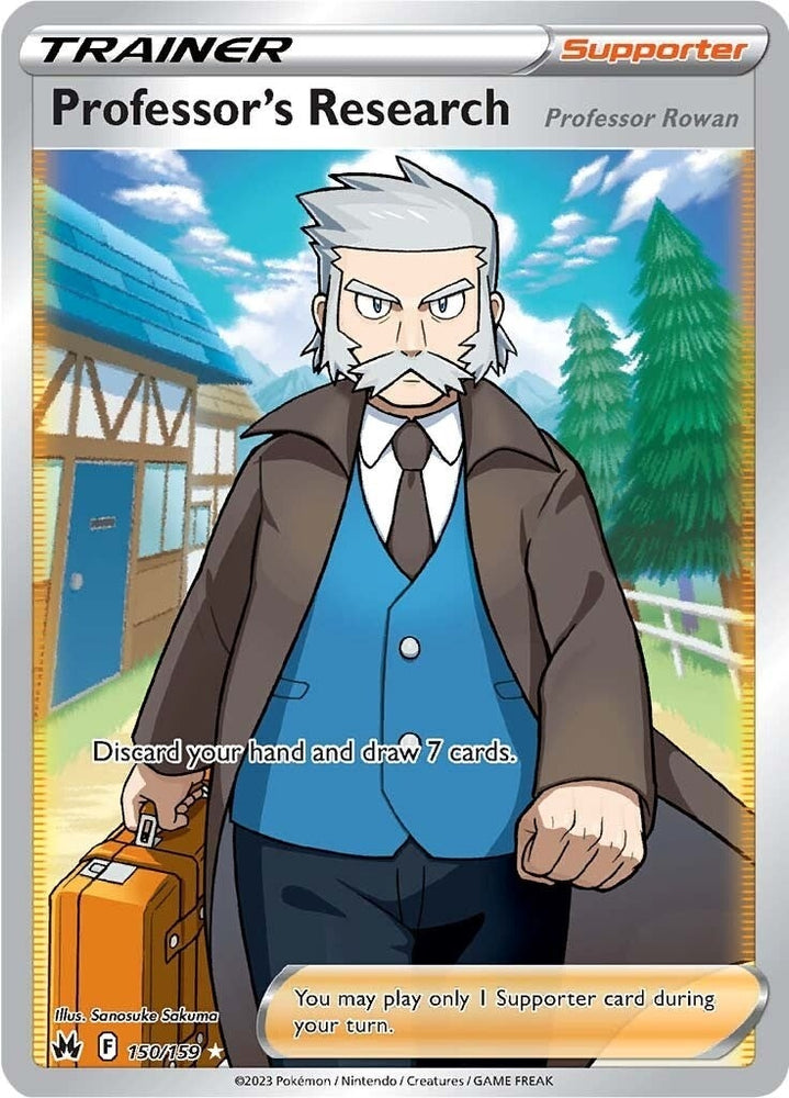 Professor's Research [Professor Rowan] (Full Art) (150/159) (CRZ)