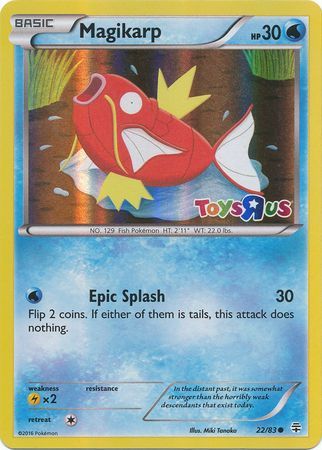 Magikarp (22/83) (Toys R Us Promo) [XY: Generations]