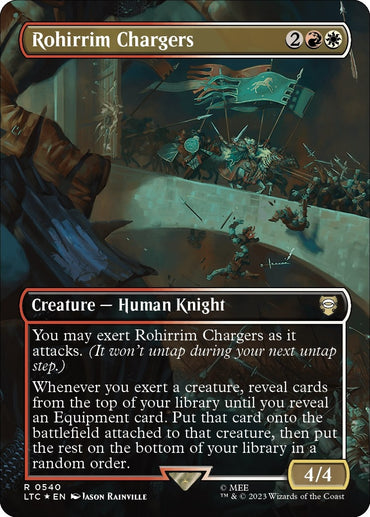 Rohirrim Chargers (Borderless) (Surge Foil) (540) (LTC)