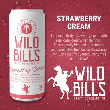 Wild Bill's -Strawberry Cream Soda