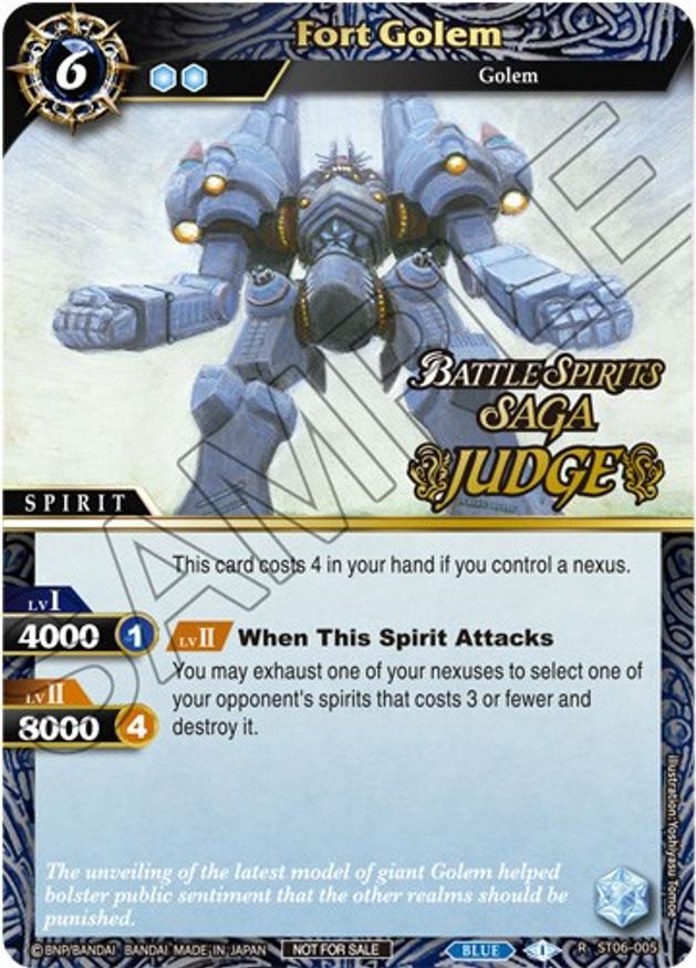 Fort Golem (Judge Pack Vol. 3) (ST06-005) [Launch & Event Promos]