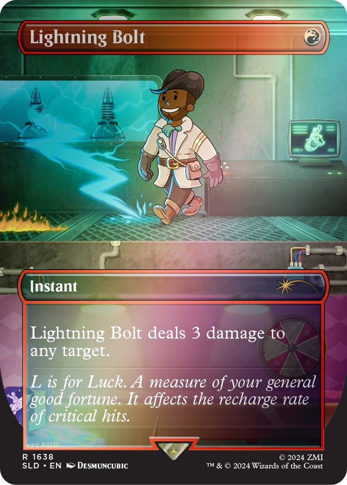 Lightning Bolt (1638) (Rainbow Foil) (1638) (SLD)