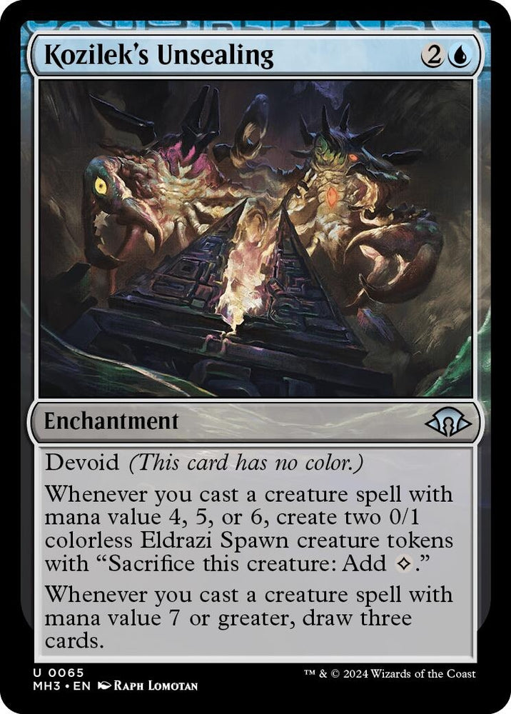 Kozilek's Unsealing (65) (MH3)