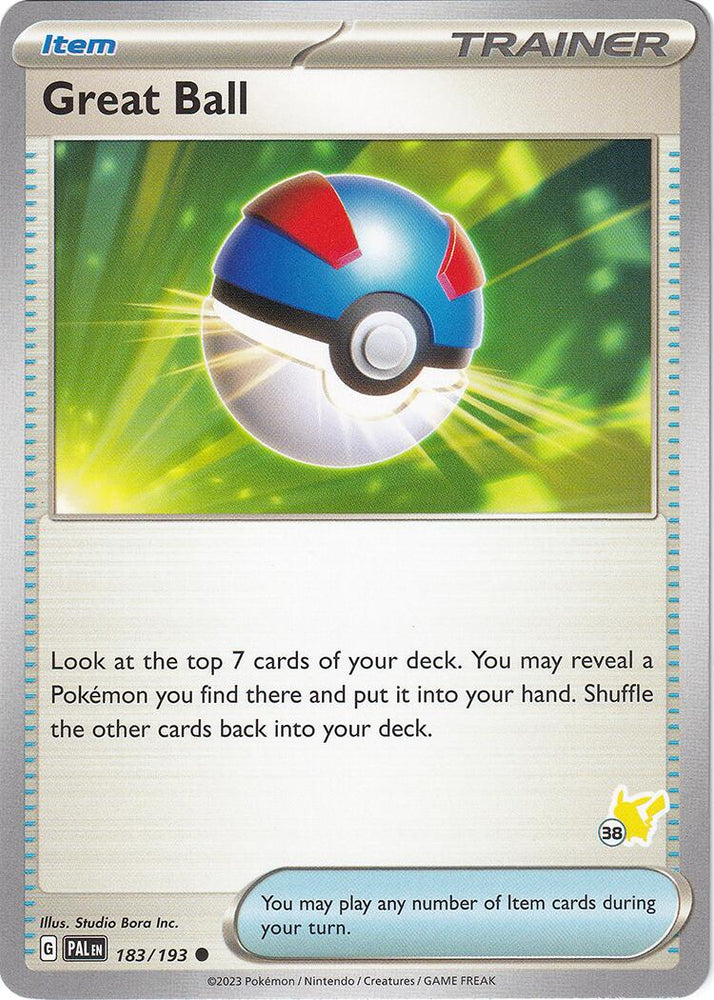 Great Ball (183/193) (Pikachu Stamp #38) [Battle Academy 2024]