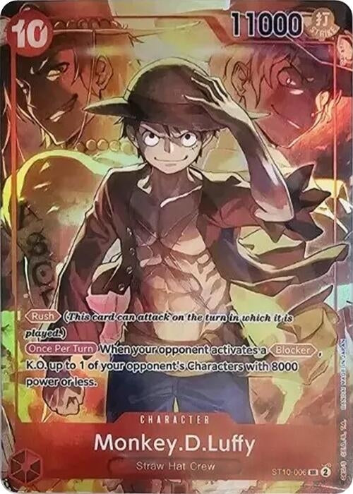 Monkey.D.Luffy (Treasure Booster Set) (ST10-006) (OP-PR)