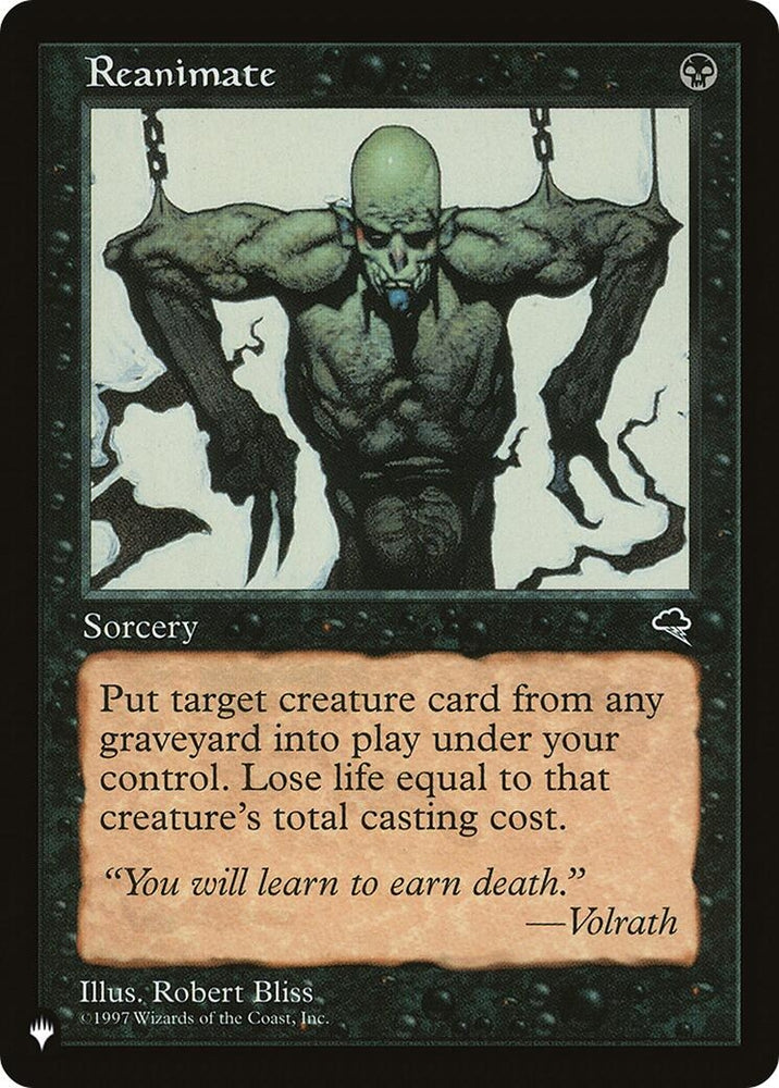 Reanimate (LIST)
