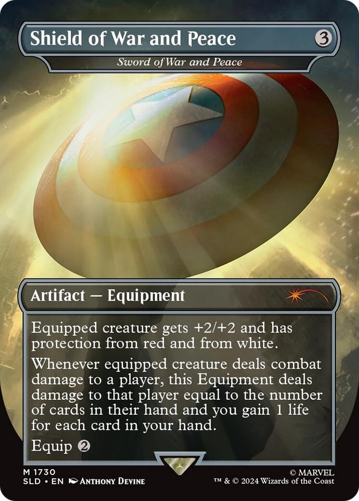 Shield of War and Peace - Sword of War and Peace (Rainbow Foil) (1730) (SLD)
