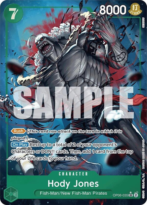Hody Jones (Alternate Art) (OP06-035) (PRB-01)