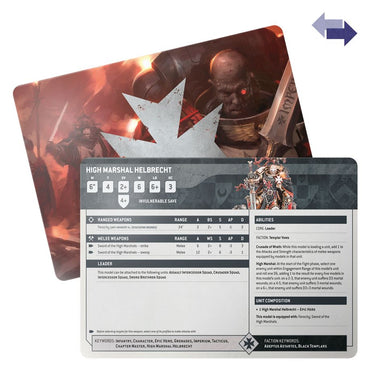 Datasheet Cards: Black Templars