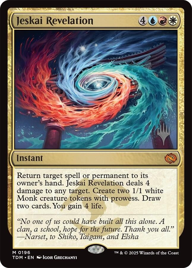 Jeskai Revelation (196) (PPTDM)