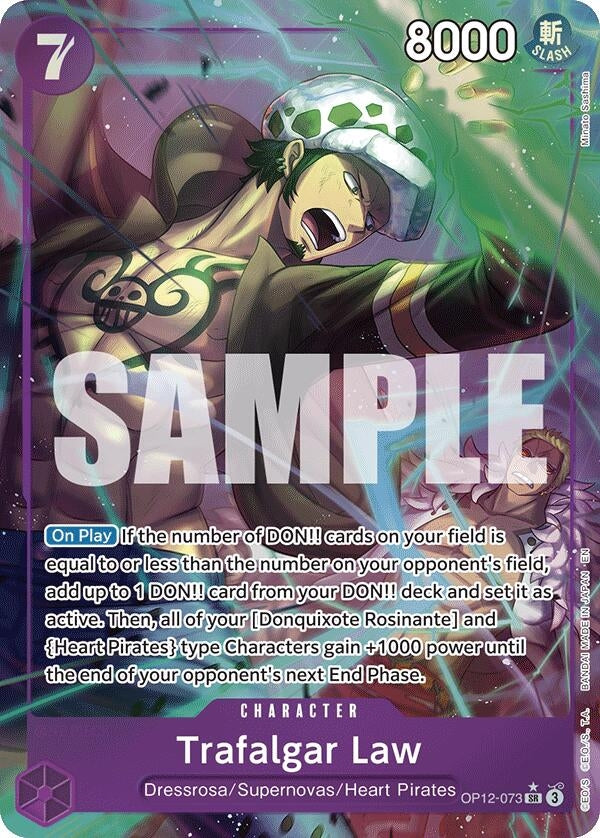 Trafalgar Law (073) (Alternate Art) (OP12-073) (OP12)