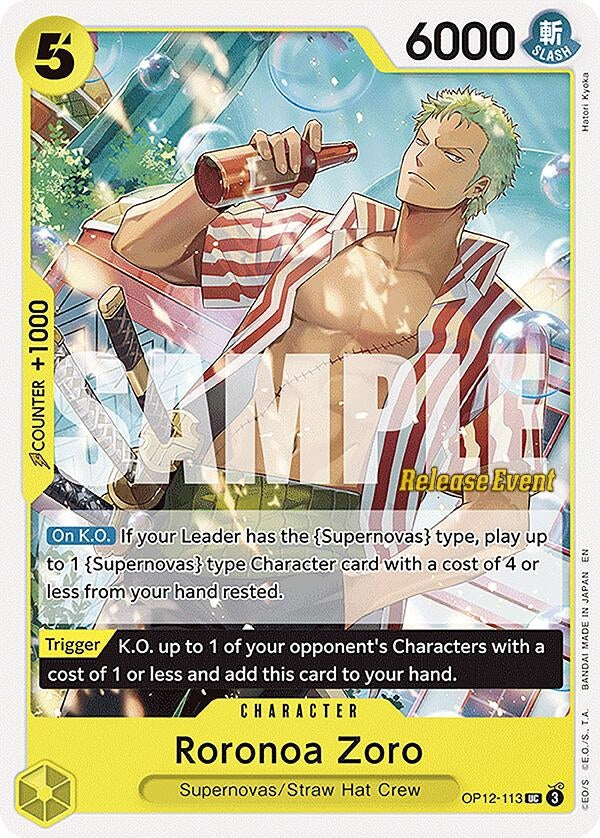 Roronoa Zoro (113) (OP12-113) (OP12 RE)