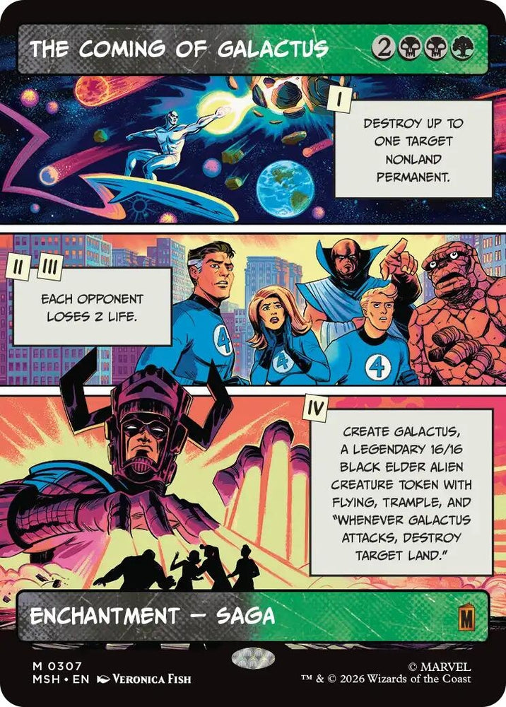 The Coming of Galactus (Borderless) (307) (MSH)