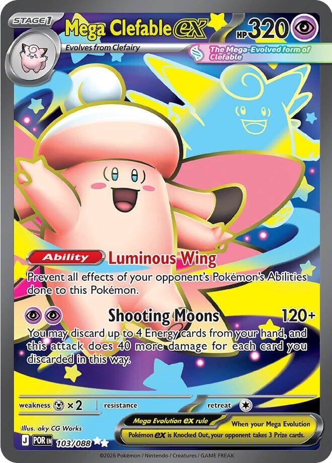 Mega Clefable ex (103/088) (POR)