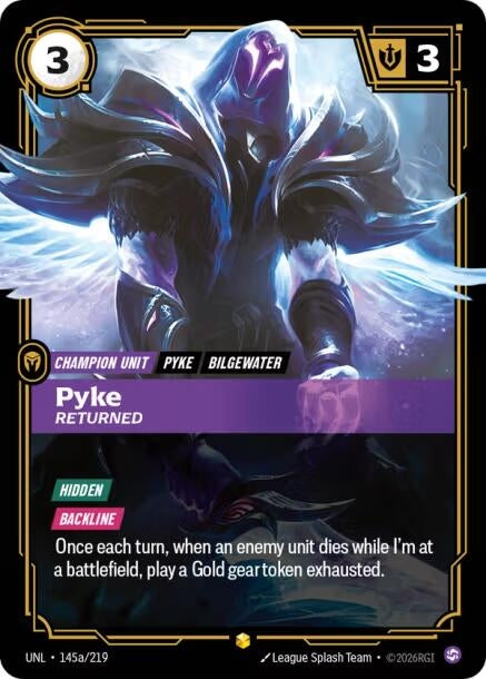 Pyke, Returned (Alternate Art) (145a/219) (UNL)