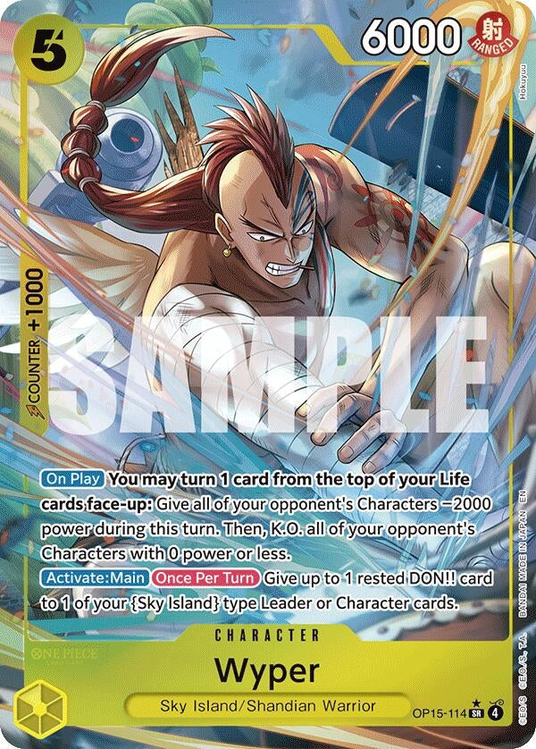 Wyper (Alternate Art) (OP15-114) (OP15-EB04)