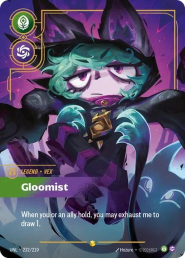 Vex - Gloomist (Overnumbered) (232/219) (UNL)