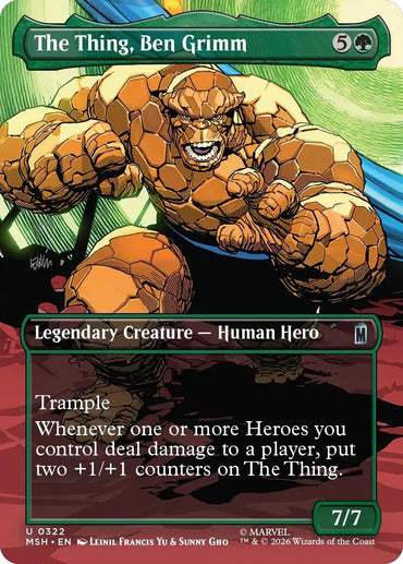 The Thing, Ben Grimm (Borderless) (322) (MSH)
