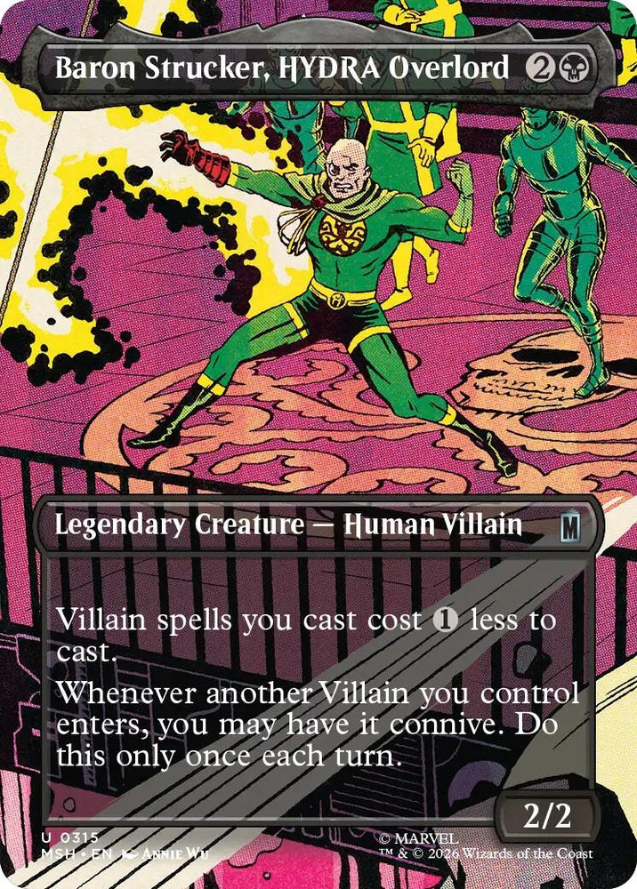 Baron Strucker, HYDRA Overlord (Borderless) (315) (MSH)