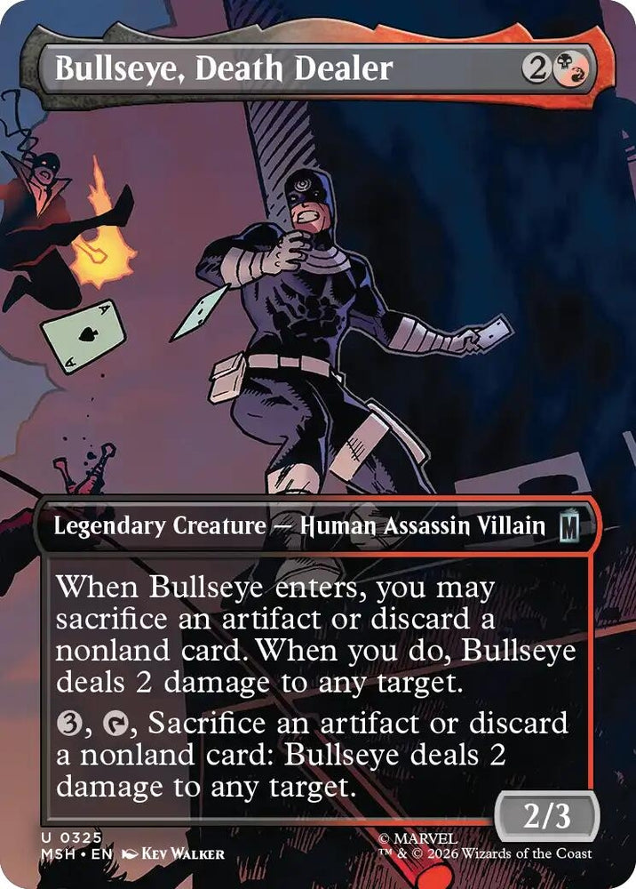 Bullseye, Death Dealer (Borderless) (325) (MSH)
