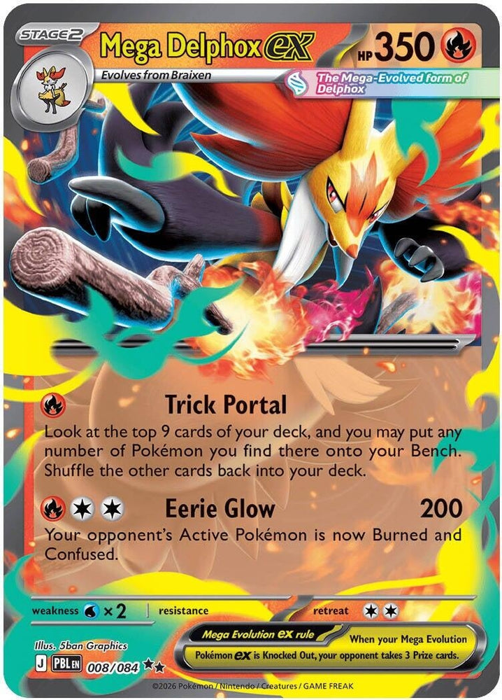 Mega Delphox ex (008/084) (PBL)