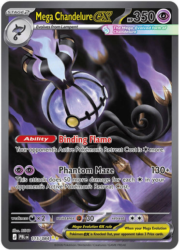 Mega Chandelure ex (115/084) (PBL)
