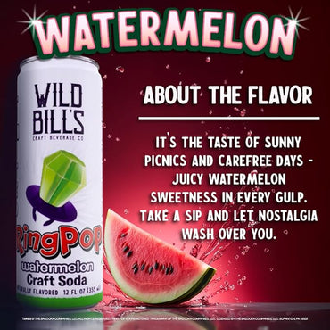 Wild Bill’s Watermelon  Soft Drink