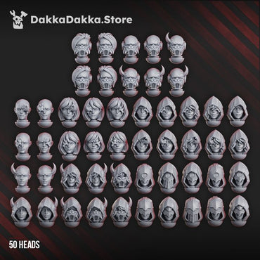 Unholy Space Coven Heads Set