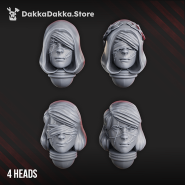 War Sister Heads "Holy Elizabeth" Bits Set