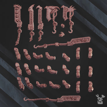 Cursed Bone Shredders Squad (build kit)
