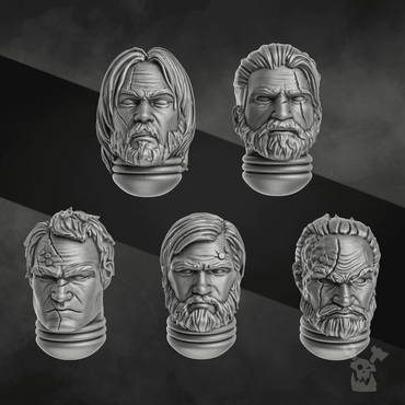 Legendary Heroes Heads x5