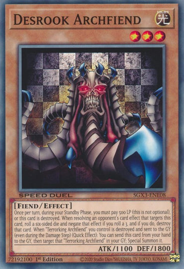 Desrook Archfiend [SGX3-ENE08] Common