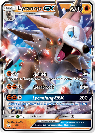 Lycanroc GX (SM14) [Sun & Moon: Black Star Promos]