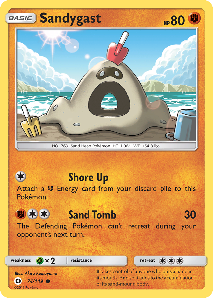 Sandygast (74/149) [Sun & Moon: Base Set]