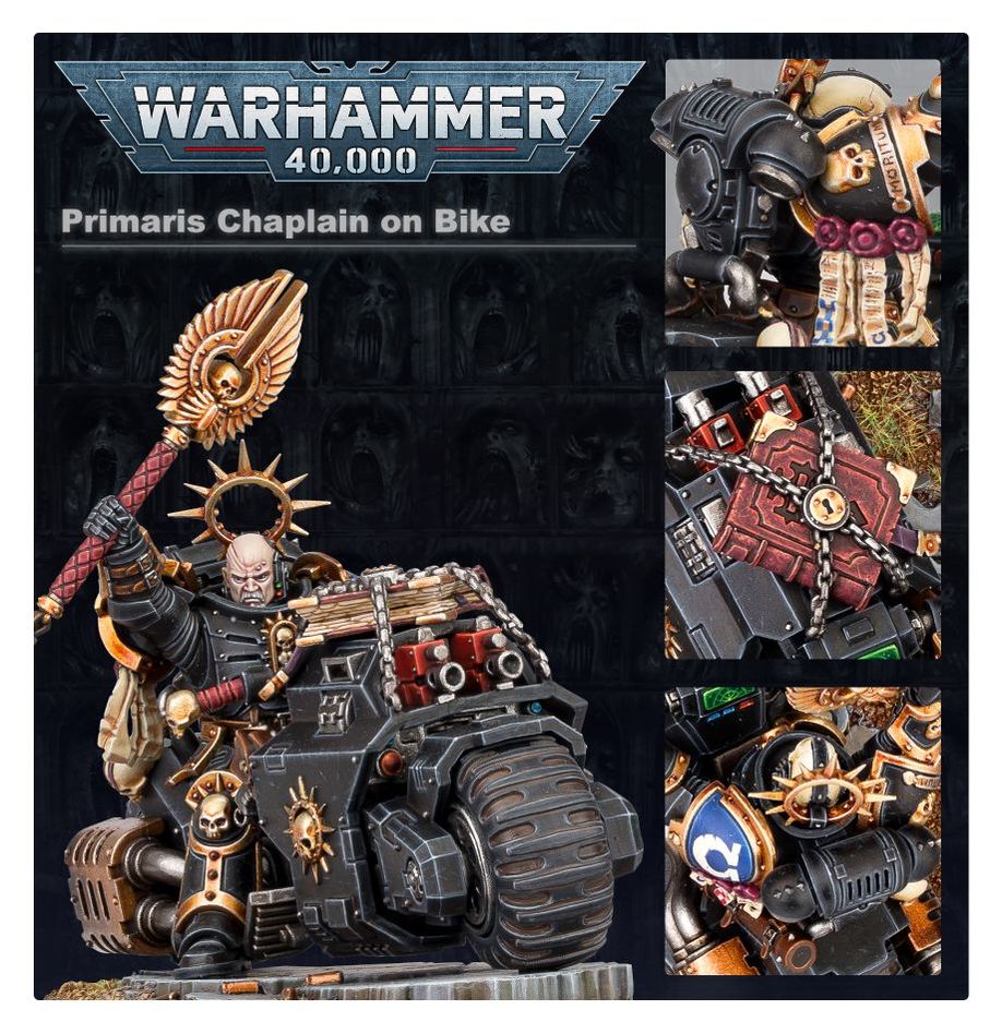Space Marines: Chaplain on Bike