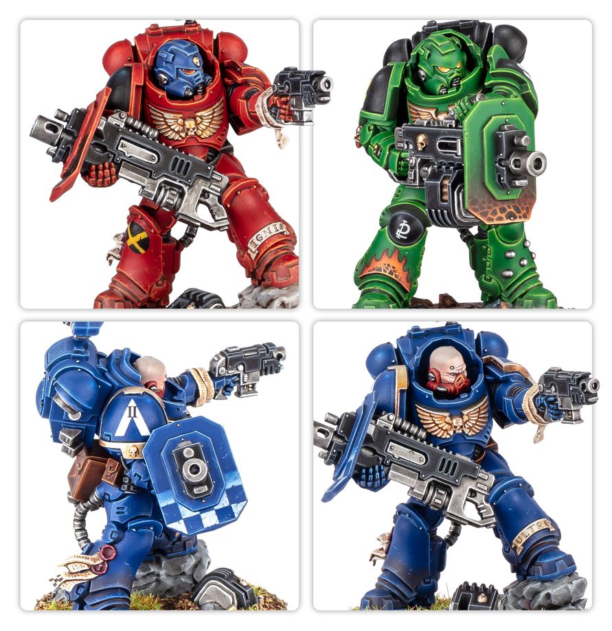 Space Marines:Eradicator Squad With Heavy Bolters