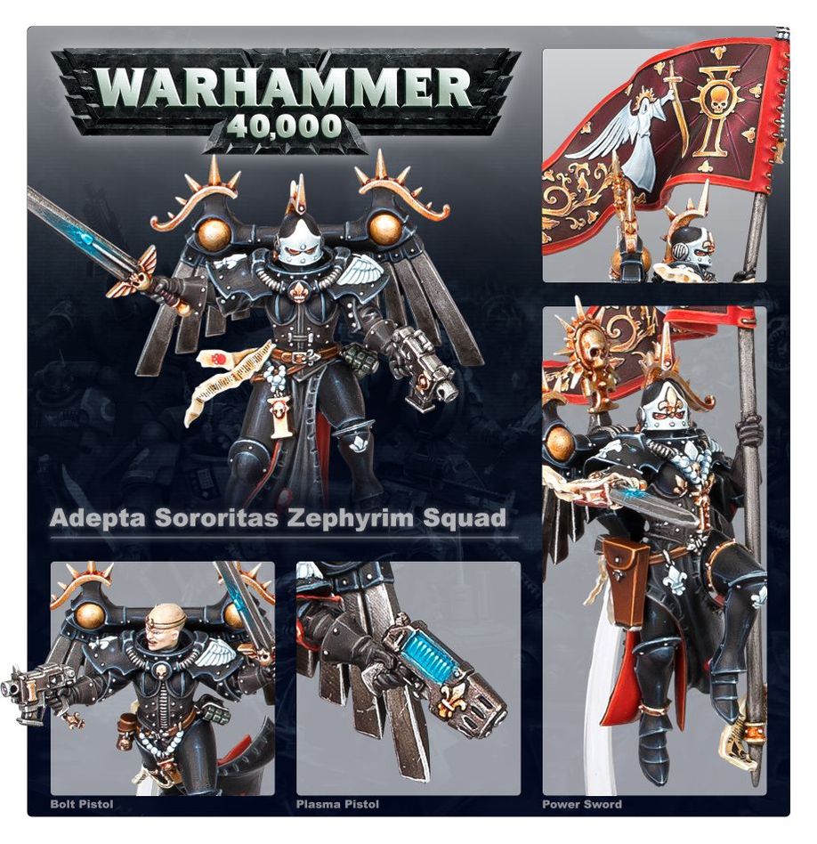 Adepta Sororitas: Zephyrim Squad