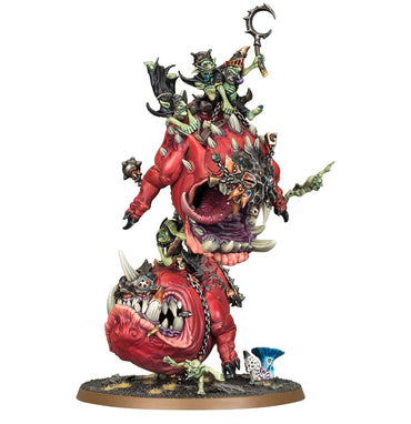 Gloomspite Gitz: Loonboss on Mangler Squigs